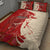 Kentucky Racing Horses Derby Hat Girl Quilt Bed Set Red Color - Wonder Print Shop