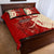 Kentucky Racing Horses Derby Hat Girl Quilt Bed Set Red Color - Wonder Print Shop