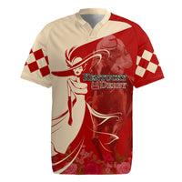 Kentucky Racing Horses Derby Hat Girl Rugby Jersey Red Color - Wonder Print Shop