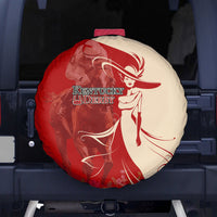 Kentucky Racing Horses Derby Hat Girl Spare Tire Cover Red Color - Wonder Print Shop