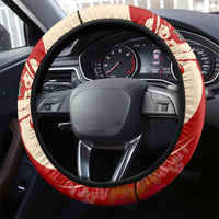Kentucky Racing Horses Derby Hat Girl Steering Wheel Cover Red Color - Wonder Print Shop