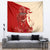Kentucky Racing Horses Derby Hat Girl Tapestry Red Color - Wonder Print Shop