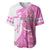 Kentucky Racing Horses Derby Hat Girl Baseball Jersey Pink Color - Wonder Print Shop