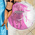 Kentucky Racing Horses Derby Hat Girl Beach Blanket Pink Color - Wonder Print Shop
