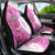 Kentucky Racing Horses Derby Hat Girl Car Seat Cover Pink Color