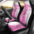 Kentucky Racing Horses Derby Hat Girl Car Seat Cover Pink Color