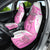 Kentucky Racing Horses Derby Hat Girl Car Seat Cover Pink Color