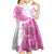 Kentucky Racing Horses Derby Hat Girl Kid Short Sleeve Dress Pink Color - Wonder Print Shop