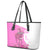 Kentucky Racing Horses Derby Hat Girl Leather Tote Bag Pink Color