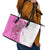 Kentucky Racing Horses Derby Hat Girl Leather Tote Bag Pink Color - Wonder Print Shop