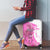 Kentucky Racing Horses Derby Hat Girl Luggage Cover Pink Color