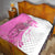 Kentucky Racing Horses Derby Hat Girl Quilt Pink Color - Wonder Print Shop