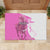 Kentucky Racing Horses Derby Hat Girl Rubber Doormat Pink Color - Wonder Print Shop