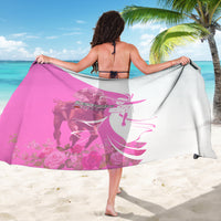 Kentucky Racing Horses Derby Hat Girl Sarong Pink Color - Wonder Print Shop