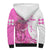 Kentucky Racing Horses Derby Hat Girl Sherpa Hoodie Pink Color - Wonder Print Shop