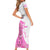 Kentucky Racing Horses Derby Hat Girl Short Sleeve Bodycon Dress Pink Color - Wonder Print Shop