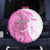 Kentucky Racing Horses Derby Hat Girl Spare Tire Cover Pink Color