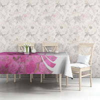 Kentucky Racing Horses Derby Hat Girl Tablecloth Pink Color - Wonder Print Shop