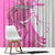 Kentucky Racing Horses Derby Hat Girl Window Curtain Pink Color - Wonder Print Shop