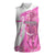 Kentucky Racing Horses Derby Hat Girl Women Sleeveless Polo Shirt Pink Color - Wonder Print Shop