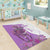 Kentucky Racing Horses Derby Hat Girl Area Rug Purple Color - Wonder Print Shop