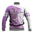 Kentucky Racing Horses Derby Hat Girl Baseball Jacket Purple Color - Wonder Print Shop