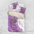 Kentucky Racing Horses Derby Hat Girl Bedding Set Purple Color - Wonder Print Shop