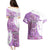 Kentucky Racing Horses Derby Hat Girl Couples Matching Puletasi and Hawaiian Shirt Purple Color - Wonder Print Shop