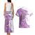 Kentucky Racing Horses Derby Hat Girl Couples Matching Tank Maxi Dress and Hawaiian Shirt Purple Color - Wonder Print Shop