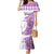 Kentucky Racing Horses Derby Hat Girl Family Matching Mermaid Dress and Hawaiian Shirt Purple Color - Wonder Print Shop
