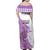 Kentucky Racing Horses Derby Hat Girl Family Matching Off Shoulder Maxi Dress and Hawaiian Shirt Purple Color - Wonder Print Shop