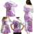 Kentucky Racing Horses Derby Hat Girl Family Matching Puletasi and Hawaiian Shirt Purple Color - Wonder Print Shop