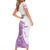 Kentucky Racing Horses Derby Hat Girl Family Matching Short Sleeve Bodycon Dress and Hawaiian Shirt Purple Color - Wonder Print Shop