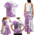 Kentucky Racing Horses Derby Hat Girl Family Matching Tank Maxi Dress and Hawaiian Shirt Purple Color - Wonder Print Shop