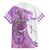 Kentucky Racing Horses Derby Hat Girl Family Matching Tank Maxi Dress and Hawaiian Shirt Purple Color - Wonder Print Shop