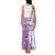 Kentucky Racing Horses Derby Hat Girl Family Matching Tank Maxi Dress and Hawaiian Shirt Purple Color - Wonder Print Shop