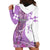 Kentucky Racing Horses Derby Hat Girl Hoodie Dress Purple Color - Wonder Print Shop