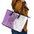 Kentucky Racing Horses Derby Hat Girl Leather Tote Bag Purple Color - Wonder Print Shop