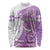 Kentucky Racing Horses Derby Hat Girl Long Sleeve Shirt Purple Color - Wonder Print Shop