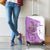 Kentucky Racing Horses Derby Hat Girl Luggage Cover Purple Color - Wonder Print Shop