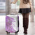 Kentucky Racing Horses Derby Hat Girl Luggage Cover Purple Color