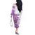 Kentucky Racing Horses Derby Hat Girl Off The Shoulder Long Sleeve Dress Purple Color - Wonder Print Shop