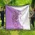 Kentucky Racing Horses Derby Hat Girl Quilt Purple Color - Wonder Print Shop
