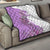 Kentucky Racing Horses Derby Hat Girl Quilt Purple Color - Wonder Print Shop