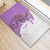 Kentucky Racing Horses Derby Hat Girl Rubber Doormat Purple Color - Wonder Print Shop