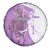 Kentucky Racing Horses Derby Hat Girl Spare Tire Cover Purple Color