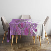 Kentucky Racing Horses Derby Hat Girl Tablecloth Purple Color - Wonder Print Shop