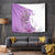 Kentucky Racing Horses Derby Hat Girl Tapestry Purple Color - Wonder Print Shop