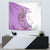 Kentucky Racing Horses Derby Hat Girl Tapestry Purple Color - Wonder Print Shop