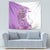 Kentucky Racing Horses Derby Hat Girl Tapestry Purple Color - Wonder Print Shop